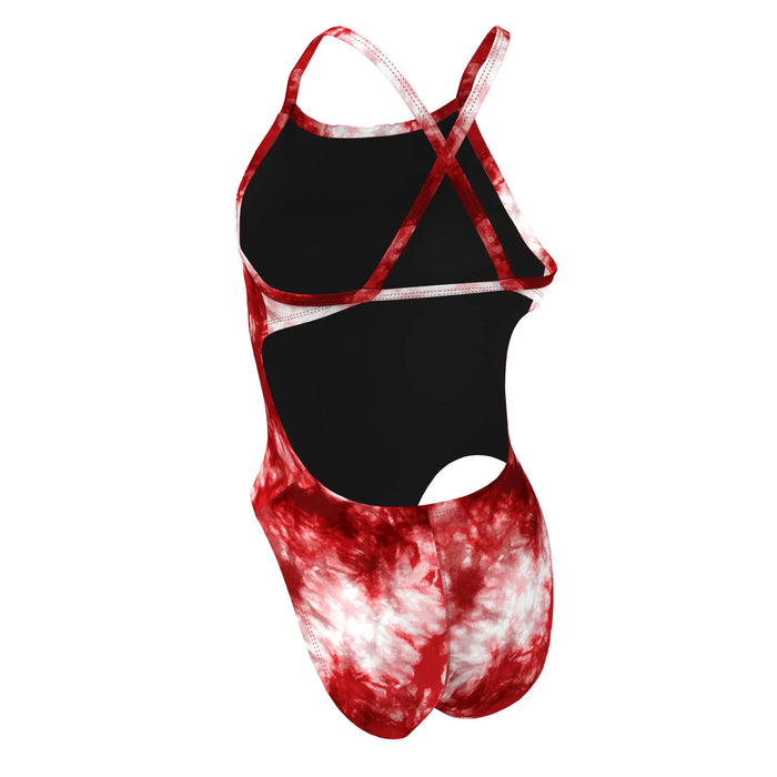 Nike Women's Hydrastrong Tie-dye Crossback One Piece Swimsuit