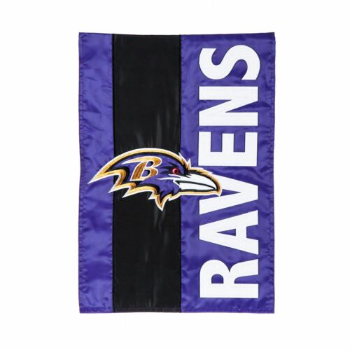 Baltimore Ravens Embellish Garden Flag - DiscoSports