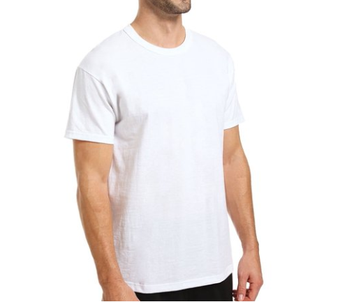 Russell T-Shirt in White - DiscoSports