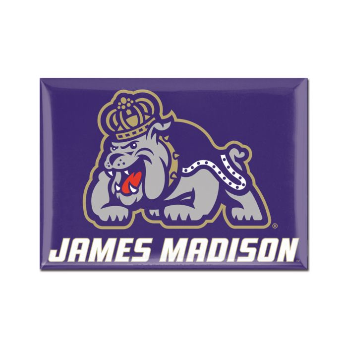 James Madison Dukes Metal Magnet
