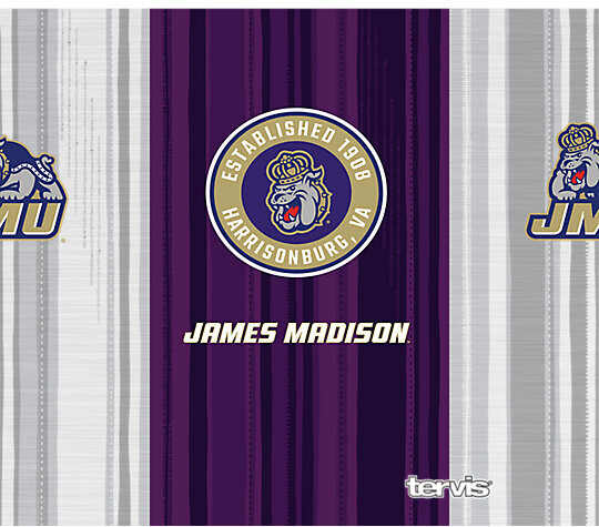 James Madison Dukes 24 oz All In Stainless Steel Tervis Waterbottle