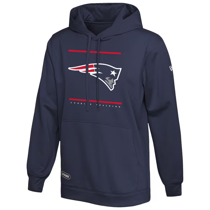 New England Patriots Split Defense Pullover Fleece Hoodie