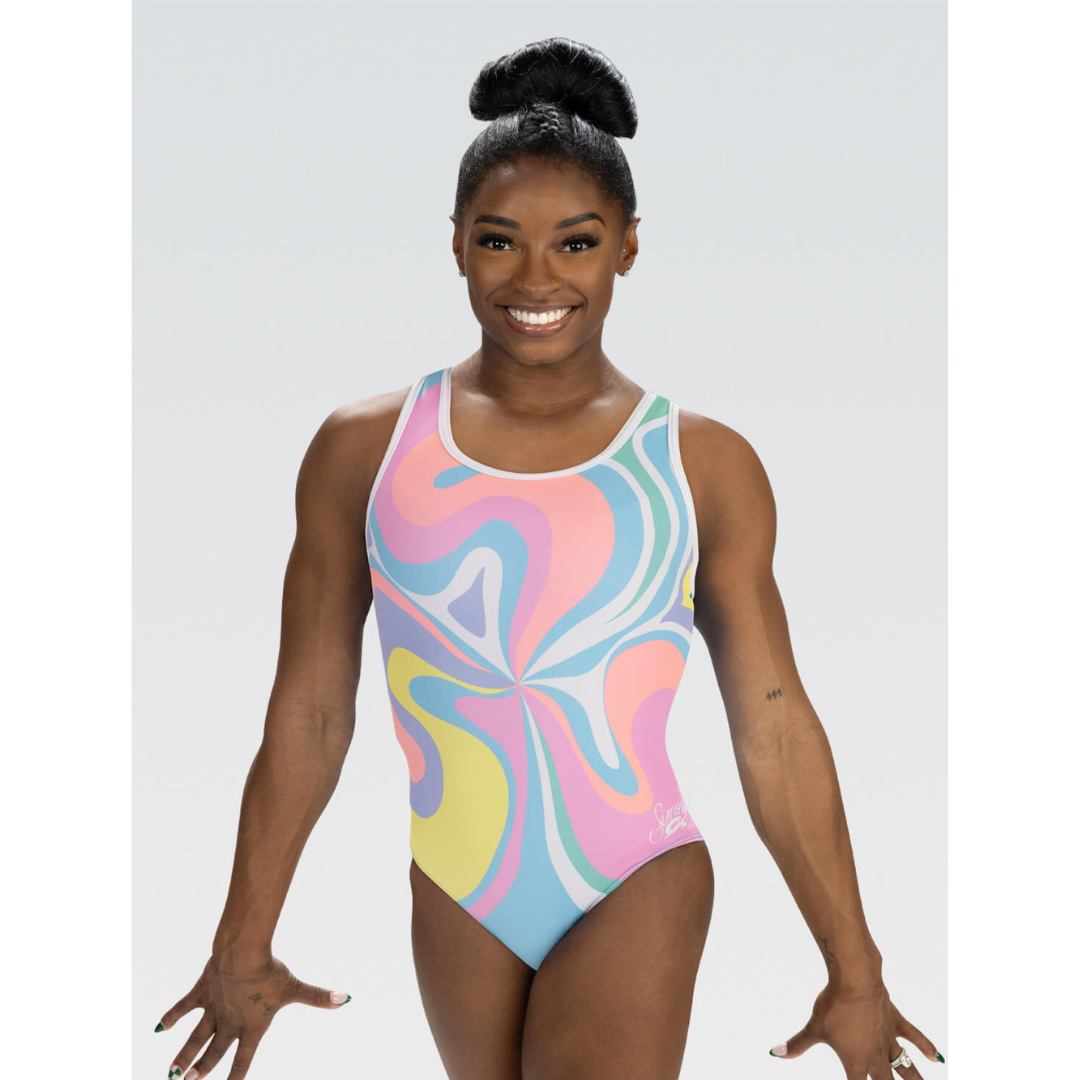 New AM Simone Biles best GK leotard with scrunchie