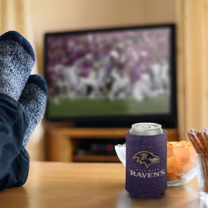 Baltimore Ravens Heathered Can Cooler
