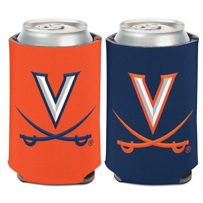 Virginia Cavalier Double Sided Can Cooler