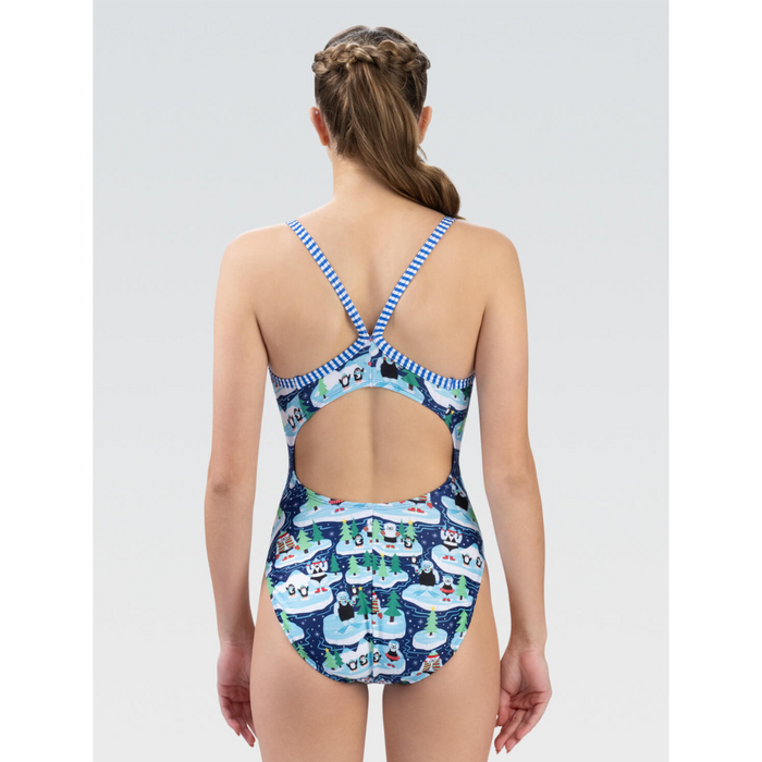 Dolfin Women's Uglies Yeti Plunge V-Back One Piece Swimsuit