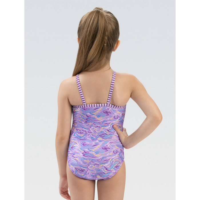 Little Dolfin Girls’ Scoop Front Straight Back One Piece: Playtime