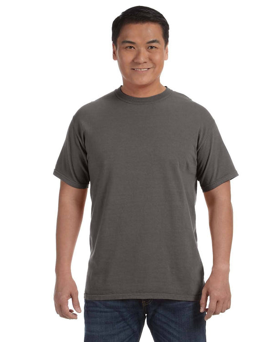 Comfort Colors Garment Dyed Heavyweight Blank T-Shirt C1717: BLACK / 2XL