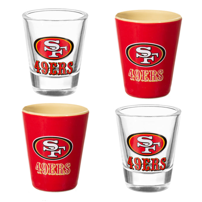San Francisco 49ers Shot Glass Set