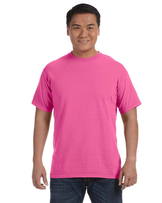Comfort Colors Garment Dyed Heavyweight Blank T-Shirt C1717: BLACK / 2XL