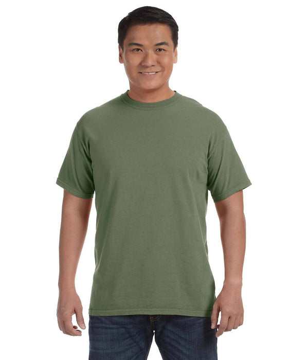 Comfort Colors Garment Dyed Heavyweight Blank T-Shirt C1717: BLACK / 2XL