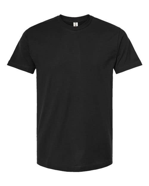 Tultex Fine Jersey Blank T-Shirt 100% Cotton | 202: Black / 3XL