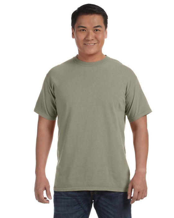 Comfort Colors Garment Dyed Heavyweight Blank T-Shirt C1717: BLACK / 2XL