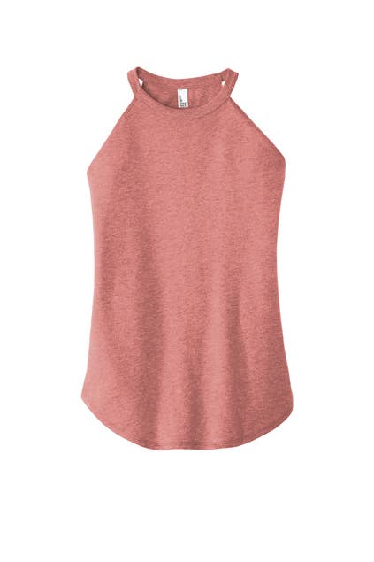 District Women’s Perfect Tri Rocker Tank: Black / M