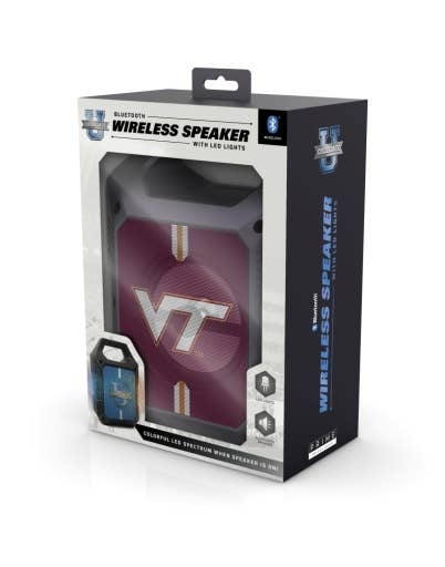 NCAA Virginia Tech Hokies Bluetooth Wireless Speaker