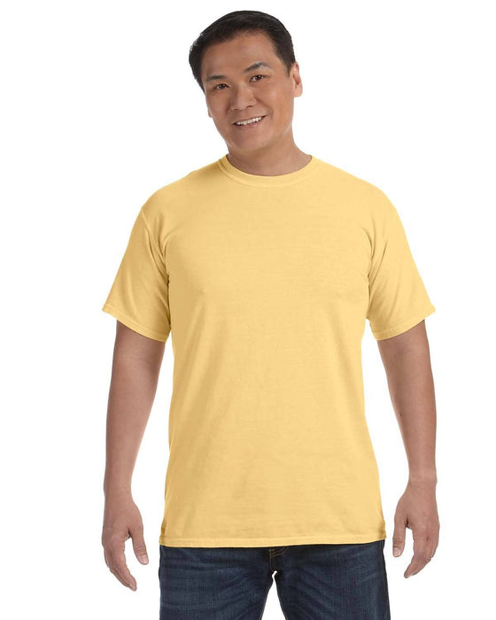 Comfort Colors Garment Dyed Heavyweight Blank T-Shirt C1717: BLACK / 2XL