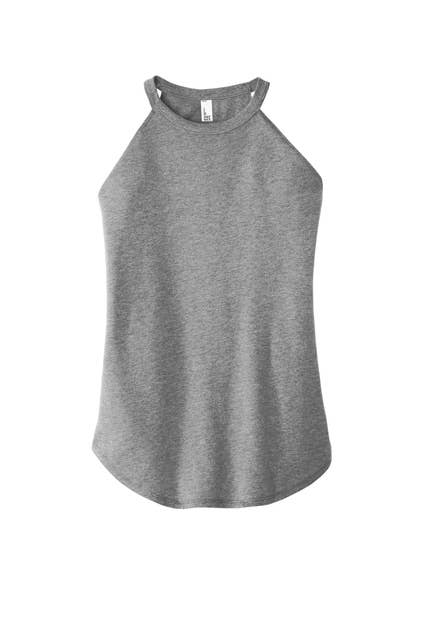 District Women’s Perfect Tri Rocker Tank: Black / M