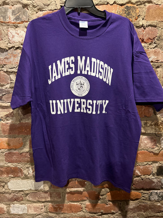 James Madison Dukes School Crest T-shirt