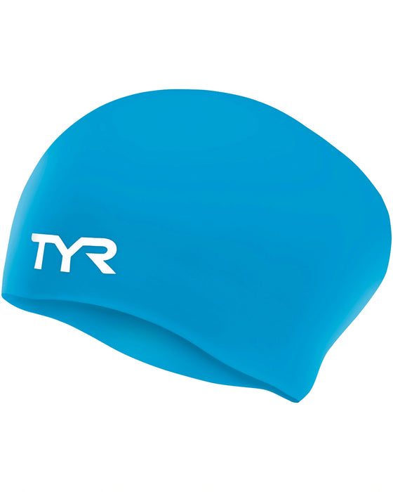 TYR Long Hair Silicone Swim Cap