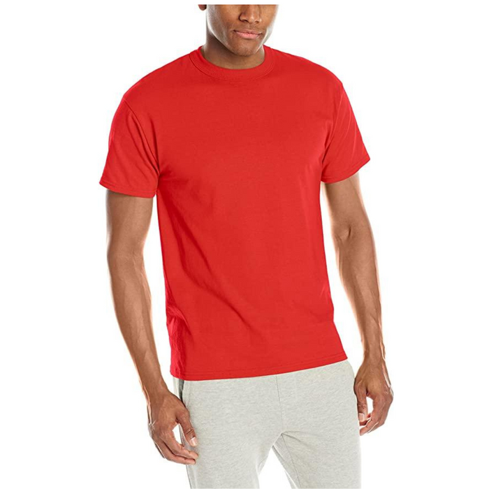 Russell Athletic Men's Short Sleeve Cotton T-Shirt in Red