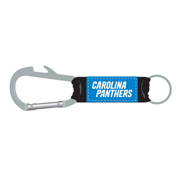 Caronlina Panthers Carabiner Key Chain