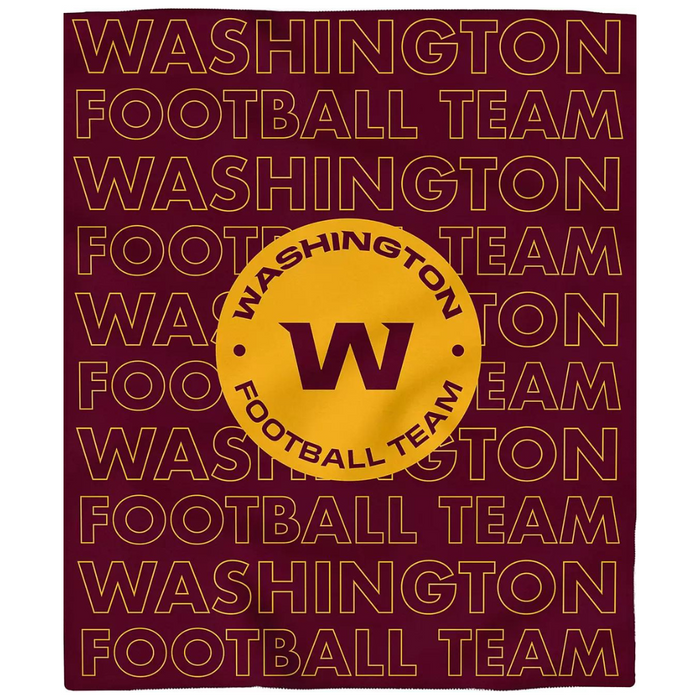 Washington Football Oversized Plush Blanket