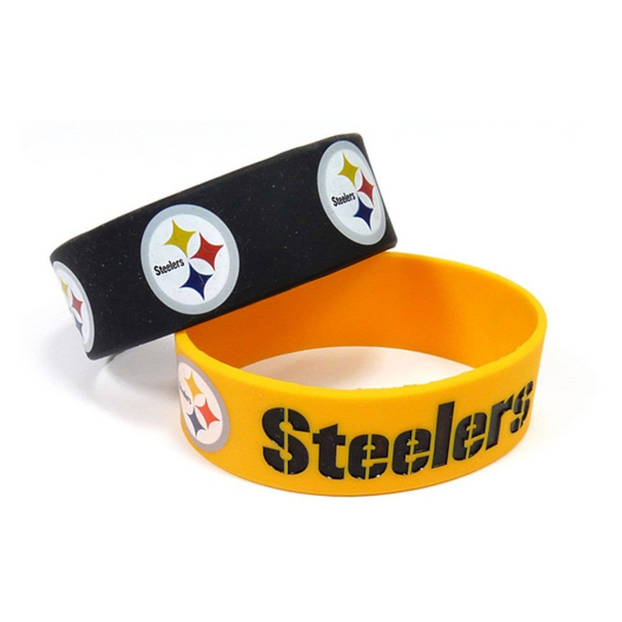 Pittsburgh Steelers Wide Bracelets