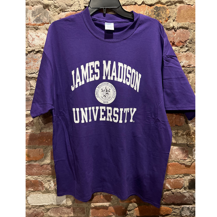 James Madison Dukes School Crest T-shirt