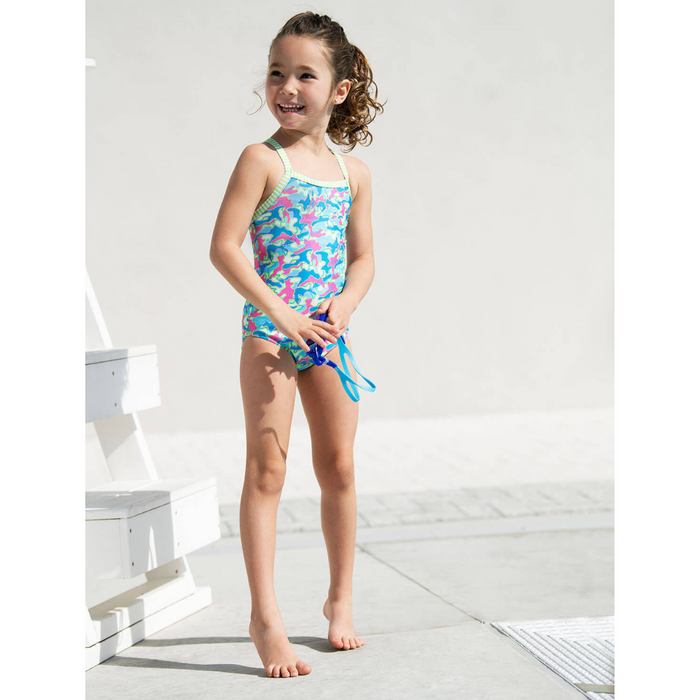 Little Dolfin Girl's Hide N Seek Swimsuit