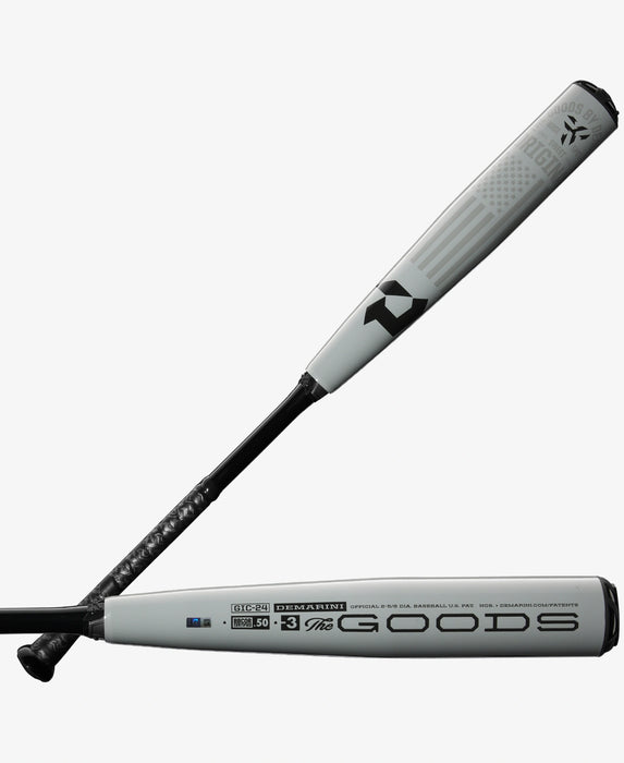 DeMarini The Goods Half N Half BBCOR Baseball Bat 2024 (-3)
