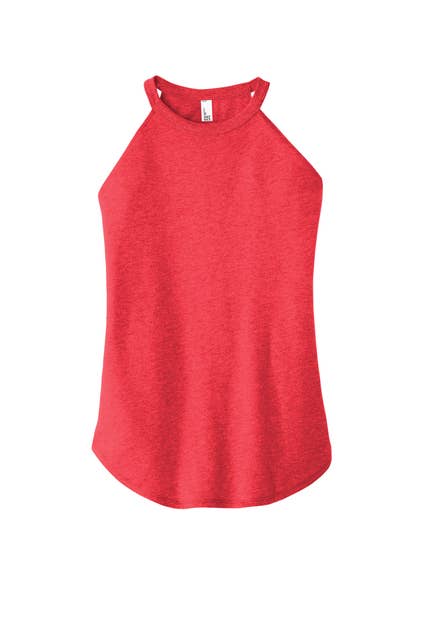 District Women’s Perfect Tri Rocker Tank: Black / M