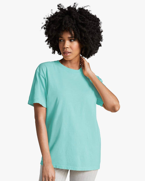 Comfort Colors Garment Dyed Heavyweight Blank T-Shirt C1717: BLACK / 2XL