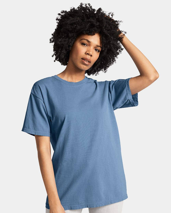 Comfort Colors Garment Dyed Heavyweight Blank T-Shirt C1717: BLACK / 2XL