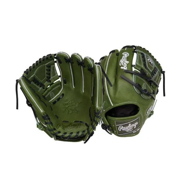 Rawlings 11.75" Heart of the Hide PRO205 Military Green Baseball Glove