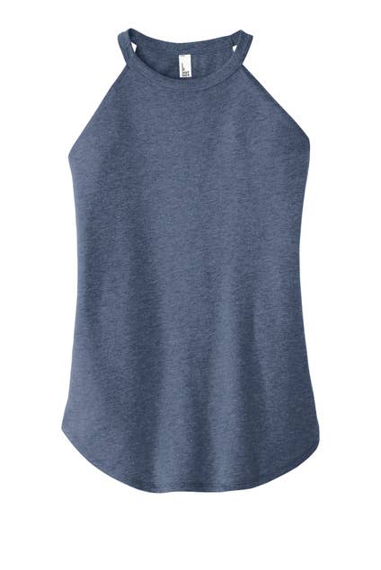 District Women’s Perfect Tri Rocker Tank: Black / M