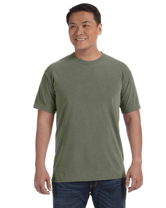 Comfort Colors Garment Dyed Heavyweight Blank T-Shirt C1717: BLACK / 2XL
