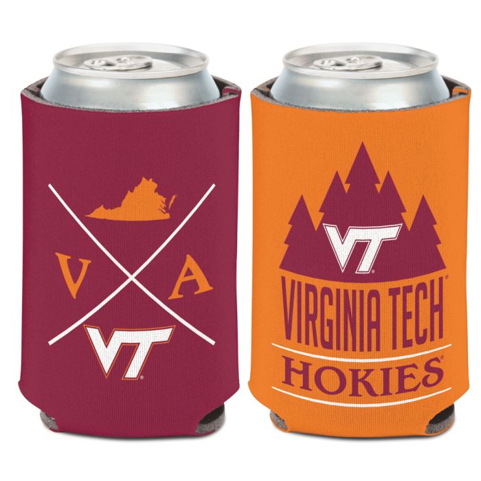 Virginia Tech Hipster Can Cooler