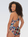 Dolfin Womens Africa V-2 Back One Piece Swimsuit - DiscoSports