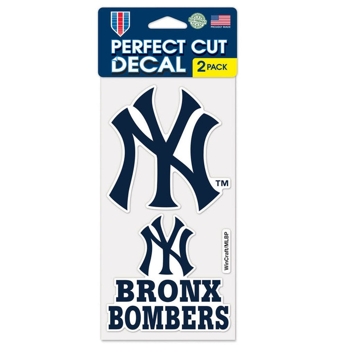 New York Yankees Slogan Perfect Cut Decal - DiscoSports