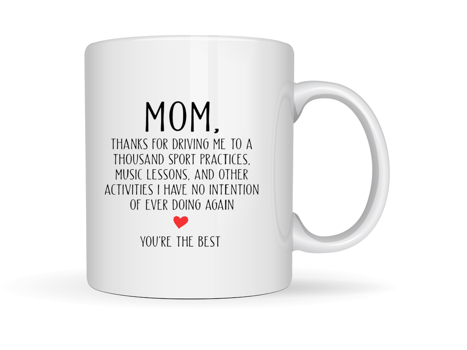 Coffee mug for sports mom on Mother's Day