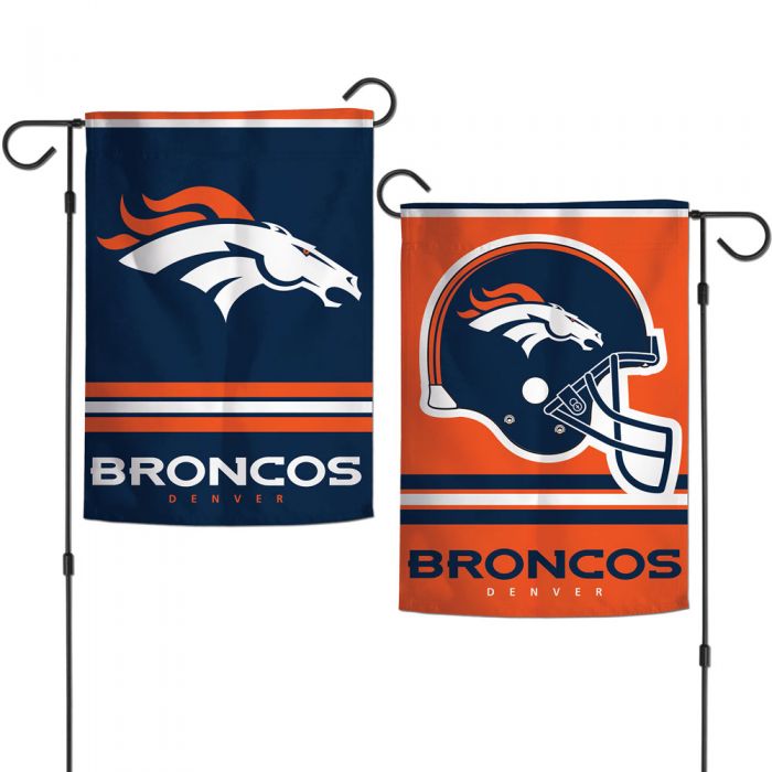 Denver Broncos 2-Sided Garden Flag - DiscoSports