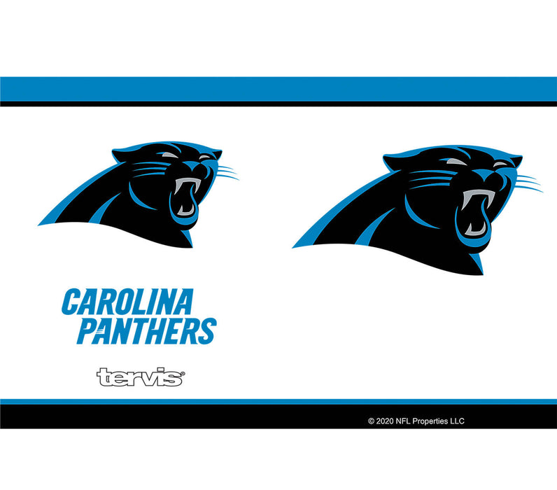 Carolina Panthers Stainless Steel Tervis Tumbler 20 oz - DiscoSports
