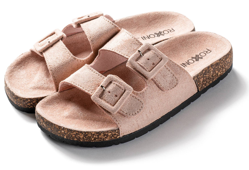 Roxoni Womens' Adjustable Double Buckle Sandals - DiscoSports