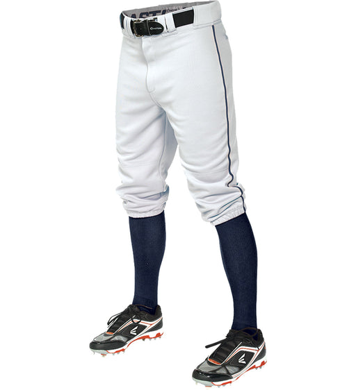 Easton Adult Belted Piped Pro Knicker Baseball Pants - DiscoSports