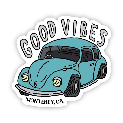 "Good Vibes" Monterey, CA Sticker - DiscoSports
