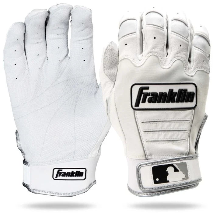 CFX Pro White/Navy Batting Gloves