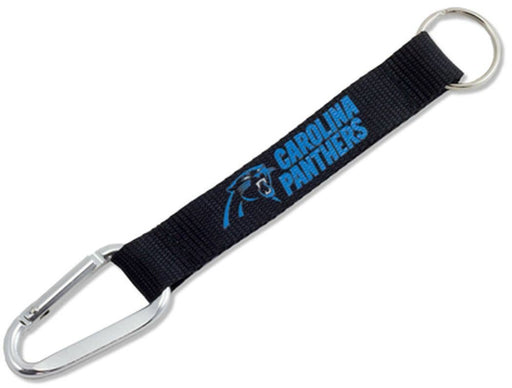 NFL Carolina Panthers Carabiner Lanyard Keychain - DiscoSports