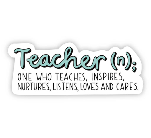 Teacher Definition Sticker - DiscoSports