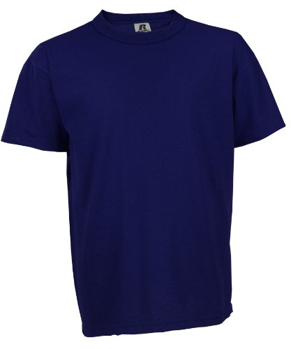 Russell Athletic Youth NuBlend Tee, Navy - SM - 7/8 - DiscoSports