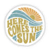 Here Comes The Sun Sticker - DiscoSports